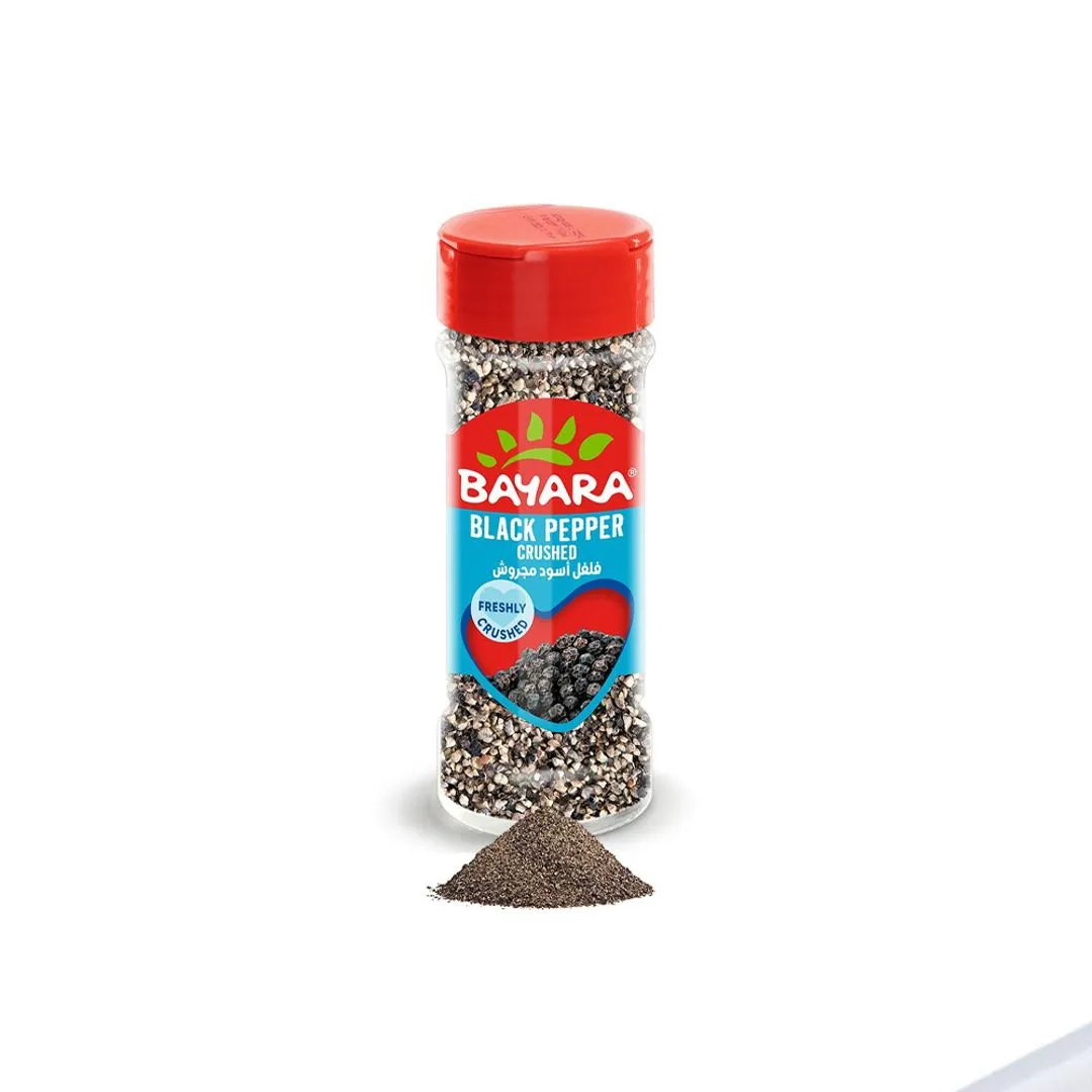 Bayara Black Pepper Crushed, 50g