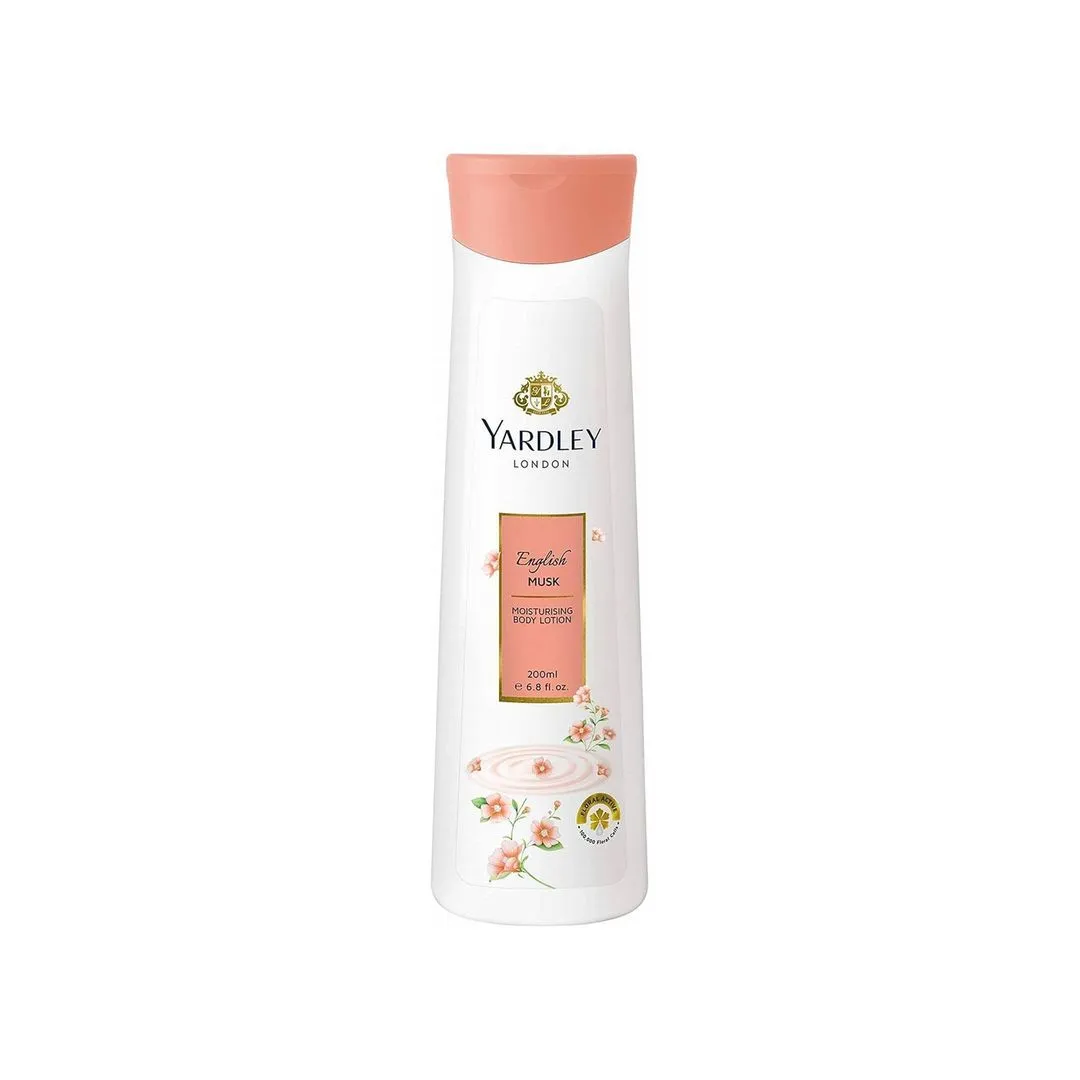 Yardley London English Floral Musk Moisturizing Body Lotion 200 ml