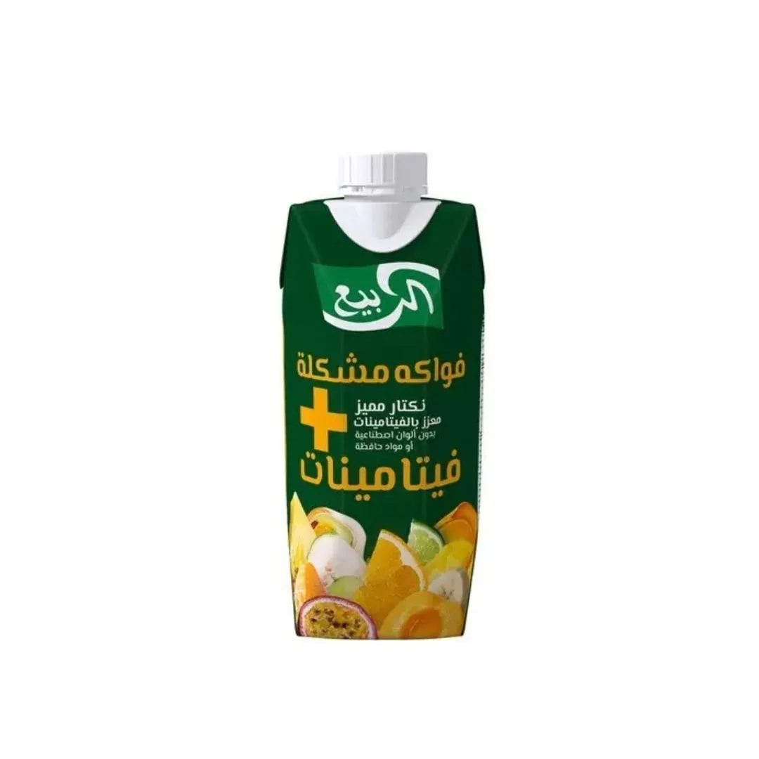 Al Rabie Multifruit + Vitamins Nectar Drink, 330ml