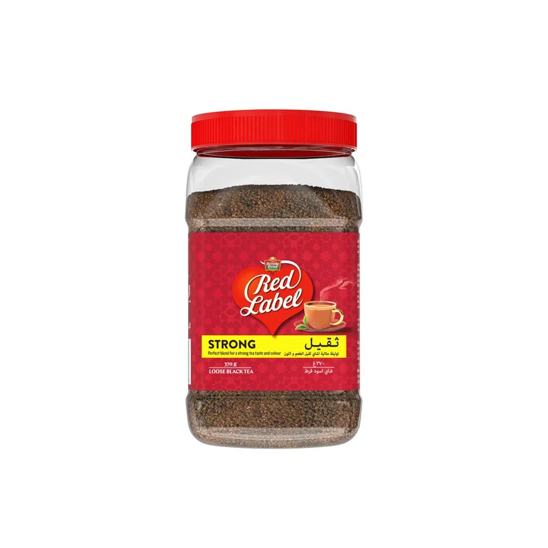Brooke Bond Red Label Black Loose Tea Jar, 370g