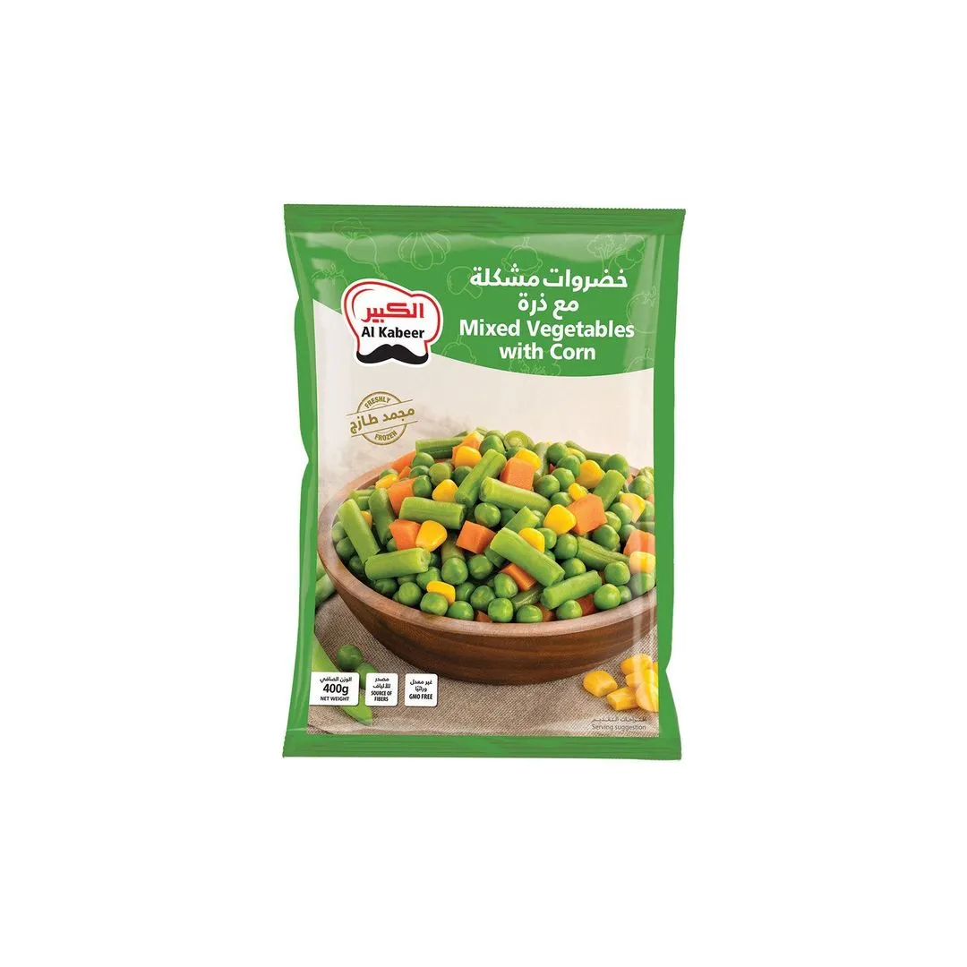 Al Kabeer Mixed Vegetables with Corn, 400g