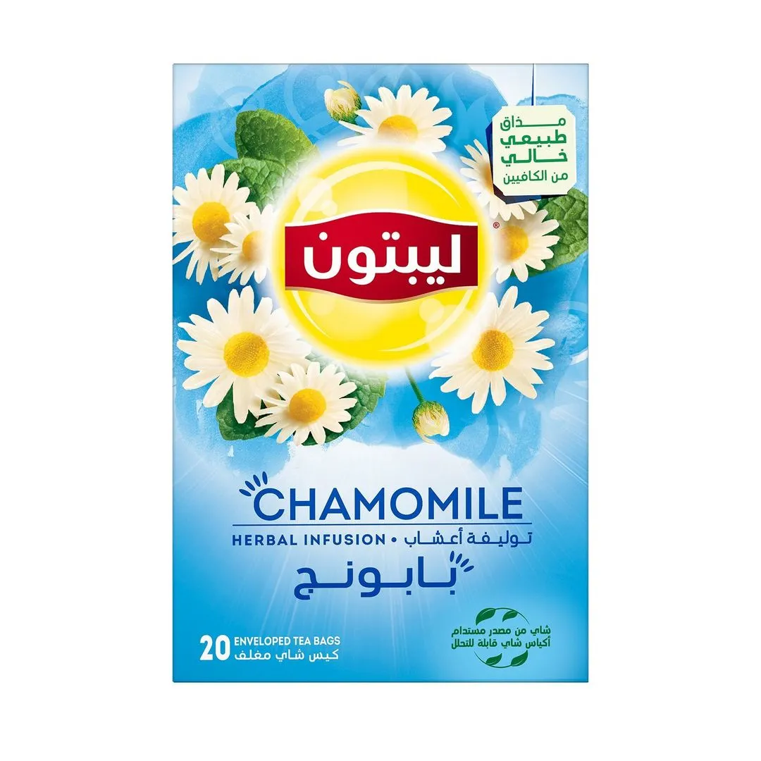 Lipton Herbal Infusion Tea Chamomile Teabags, 20 Teabags