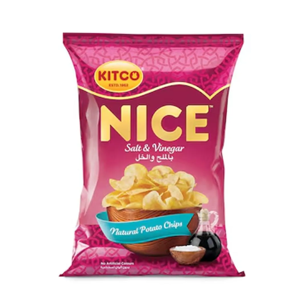 Nice Salt & Vinegar Potato Chips, 80g