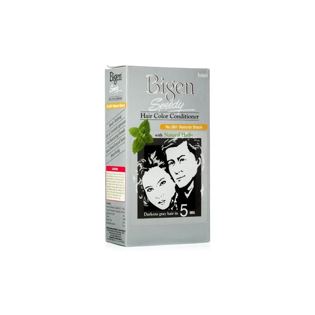Bigen Speedy Hair Color Conditioner - No.881 Natural Black