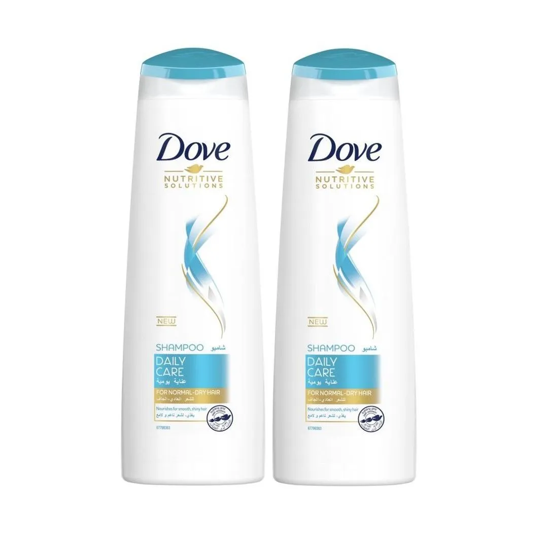 Dove Daily Hydration Shampoo, 2x400ml
