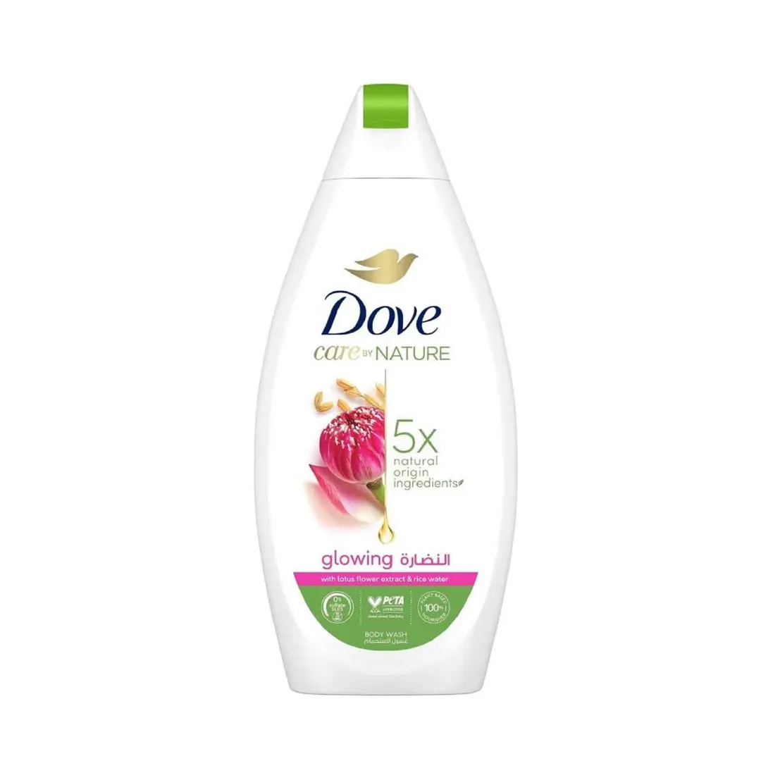 Dove Care by Nature Glowing Body Wash, with Lotus & Rice Water, 250ml