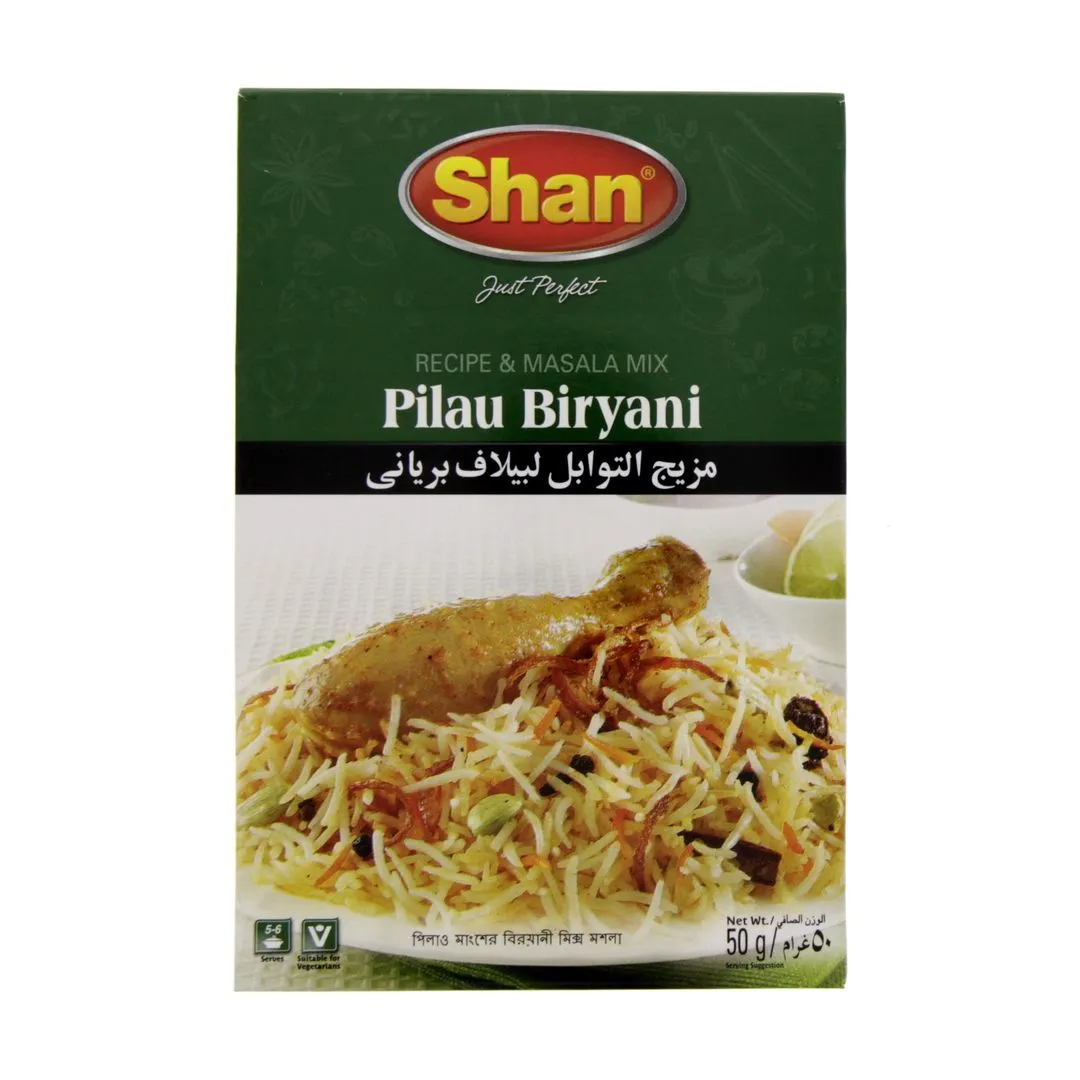 Shan Recipe & Masala Mix Pilau Biryani, 50g