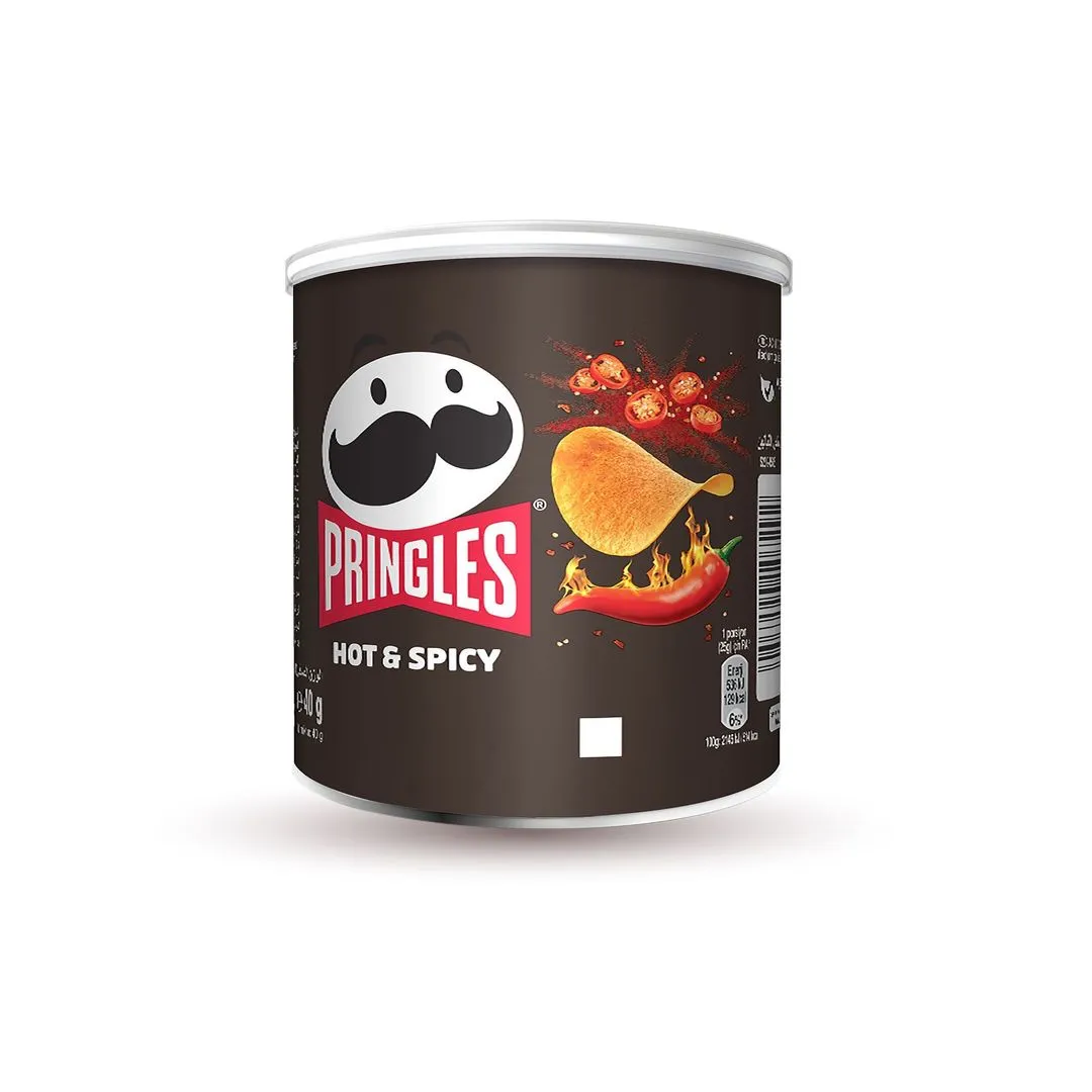 Pringles Hot & Spicy Chips Can, 40g