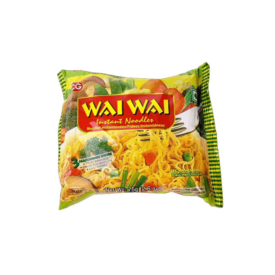 Wai Wai Noodles Vegetable 75G