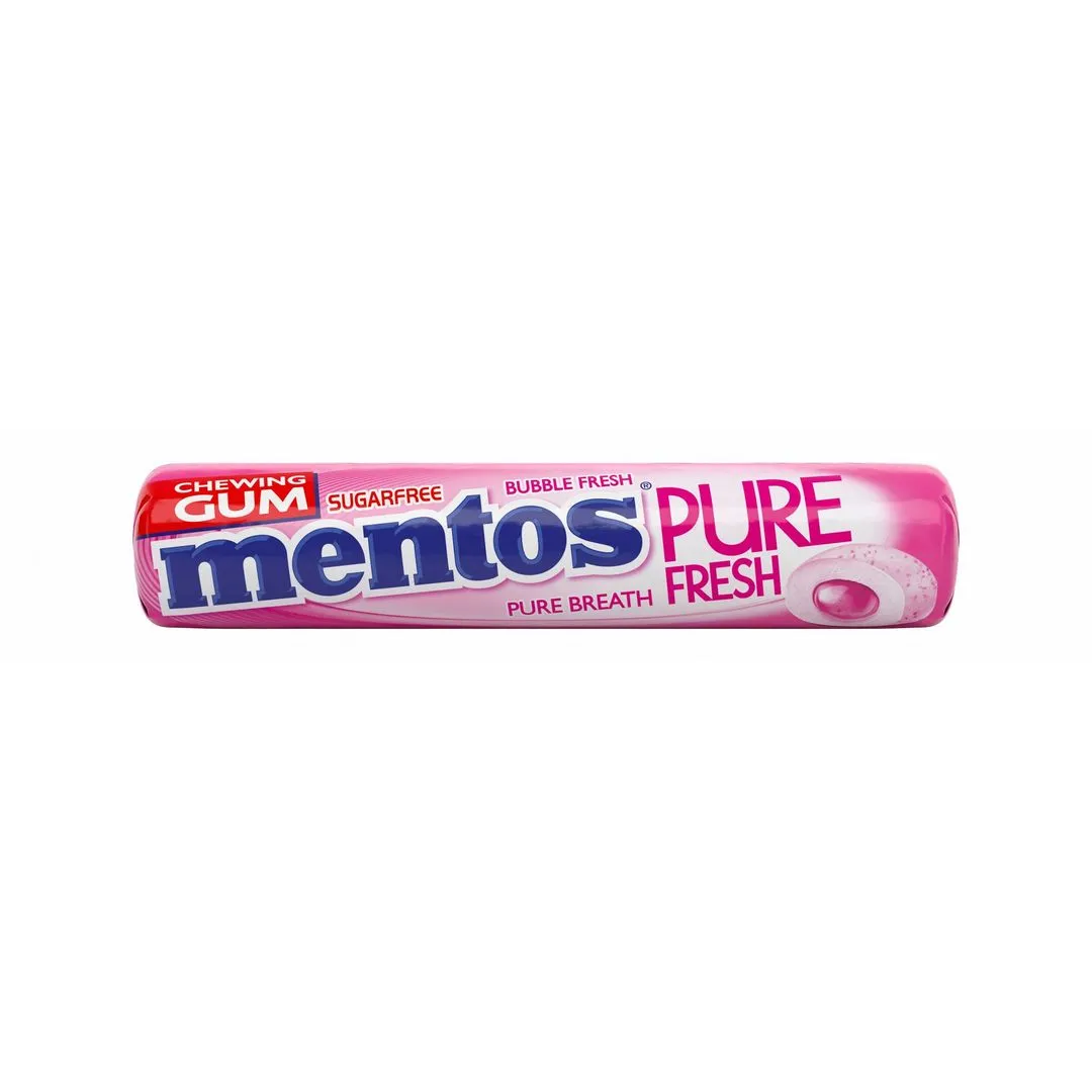 Mentos Sugar Free Bubble Fresh Gum, 15.75g