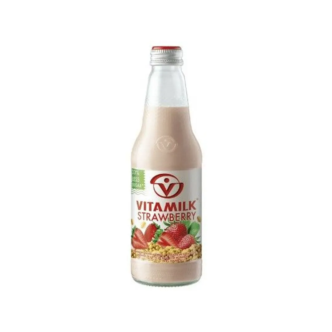 Vitamilk Strawberry Soy Milk, 300ml