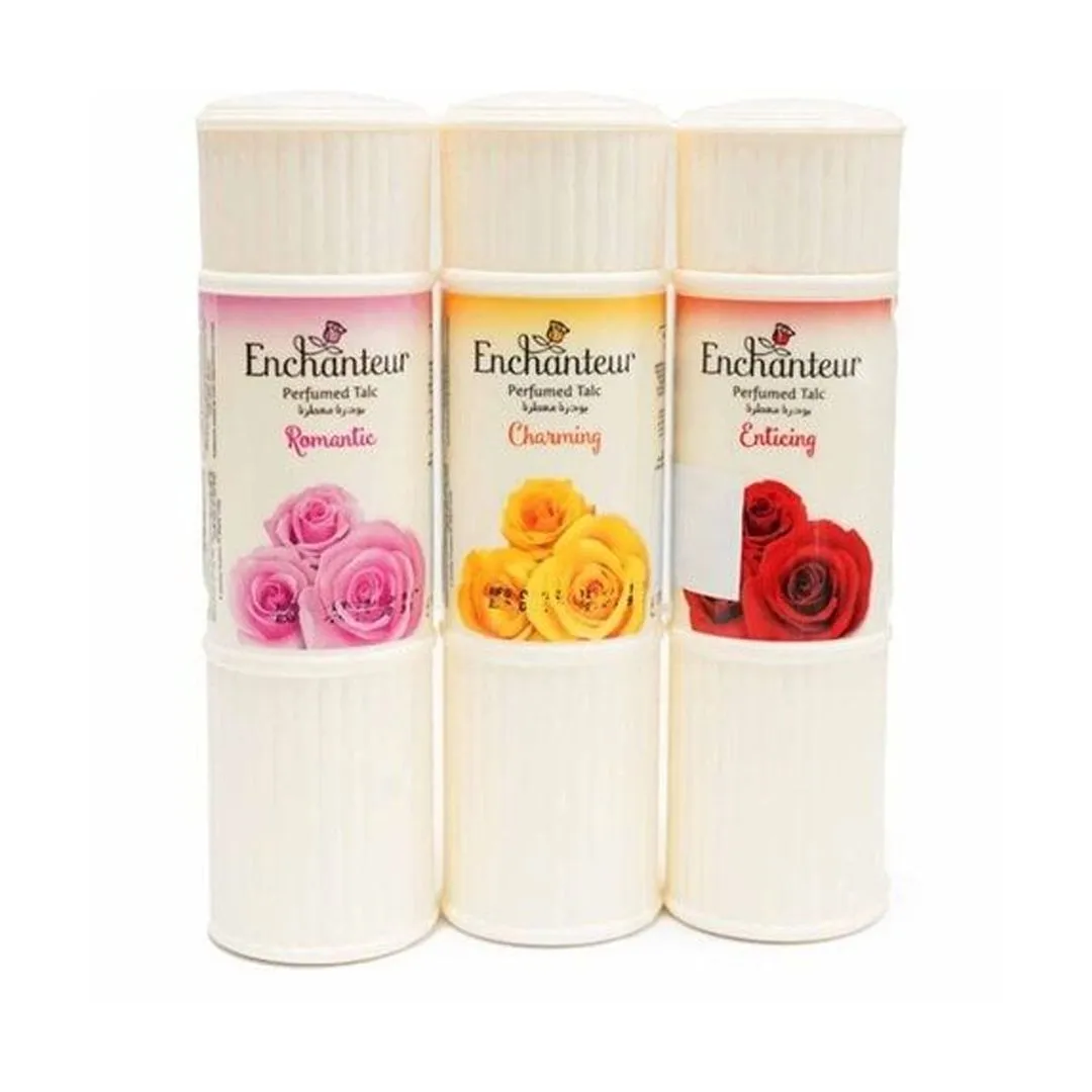 Enchanteur Perfumed Talc, 3x225g