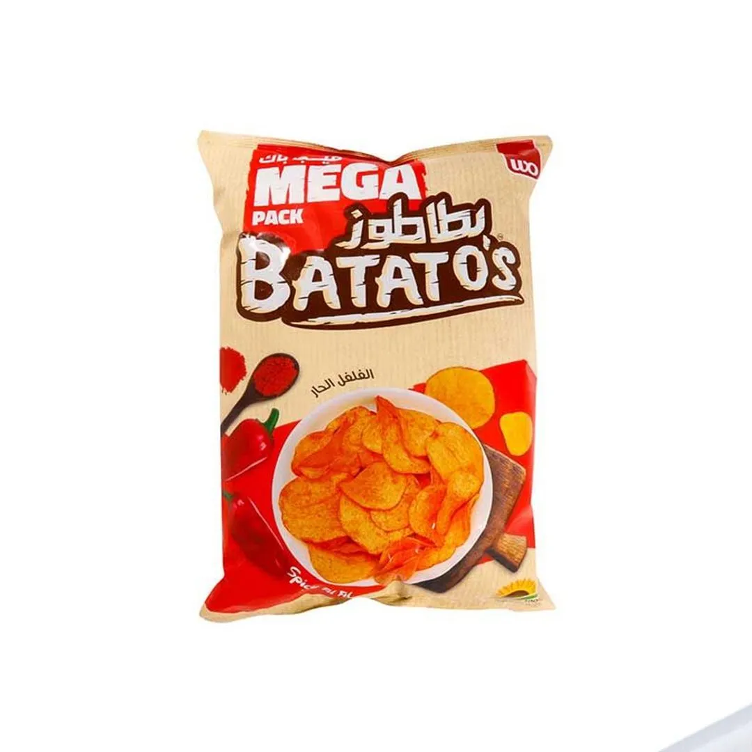 Batatos Spicy Fil Fil Potato Chips, 167g