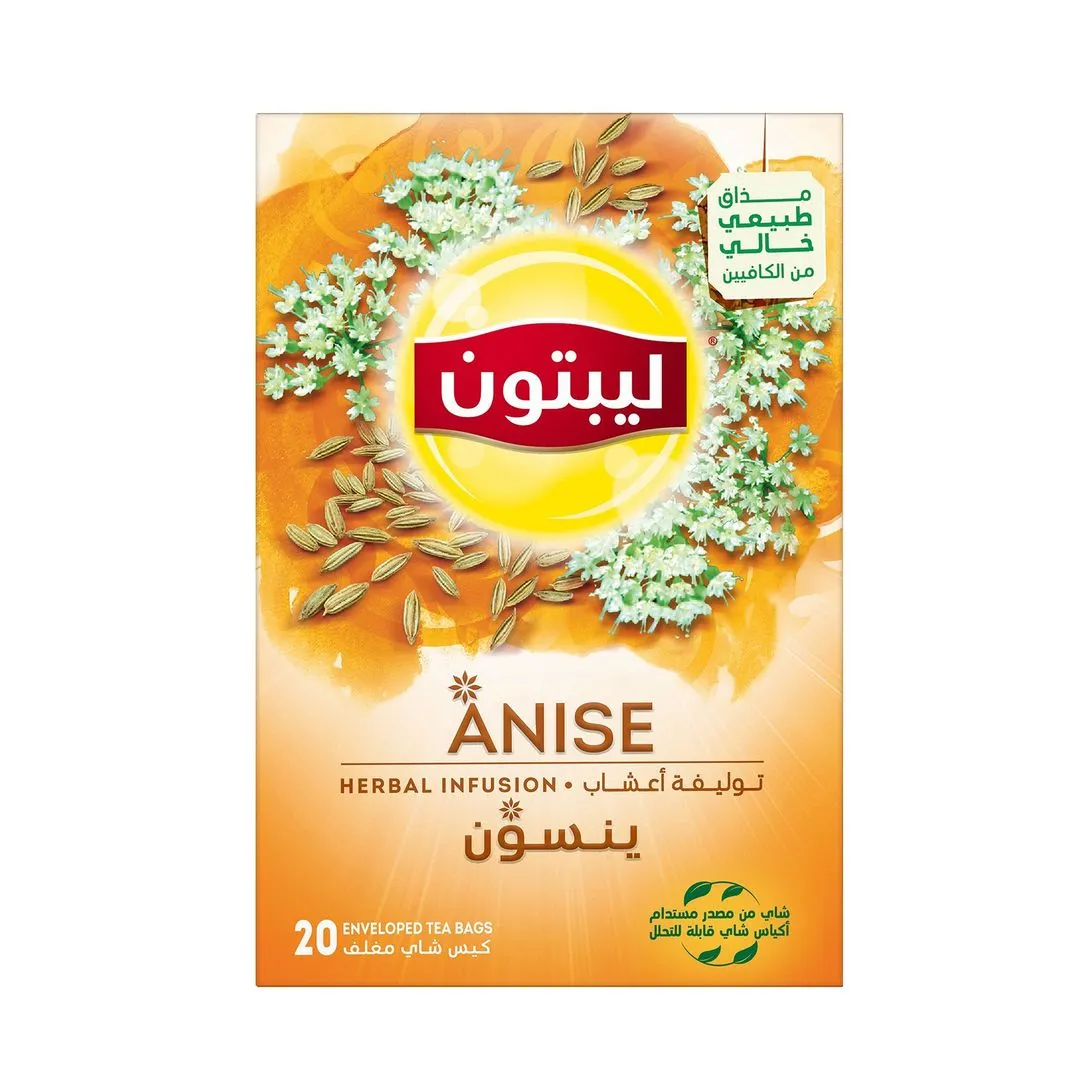 Lipton Herbal Infusion Tea Anise Teabags, 20 Teabags