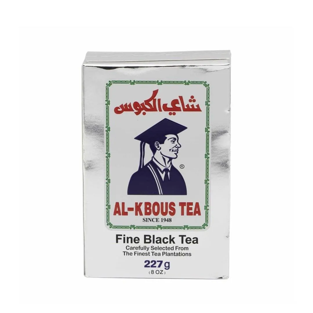 Al-Kbous Tea Fine Black Tea Powder Box, 227g