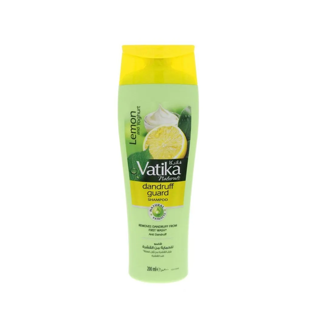 Vatika Naturals Lemon & Yoghurt Dandruff Guard Shampoo, 200ml