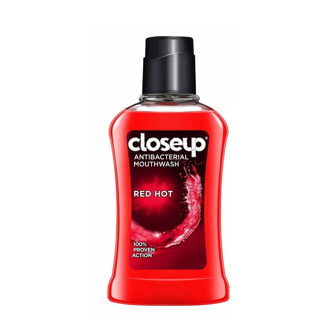 Closeup Red Hot Antibacterial Mouthwash, 300ml