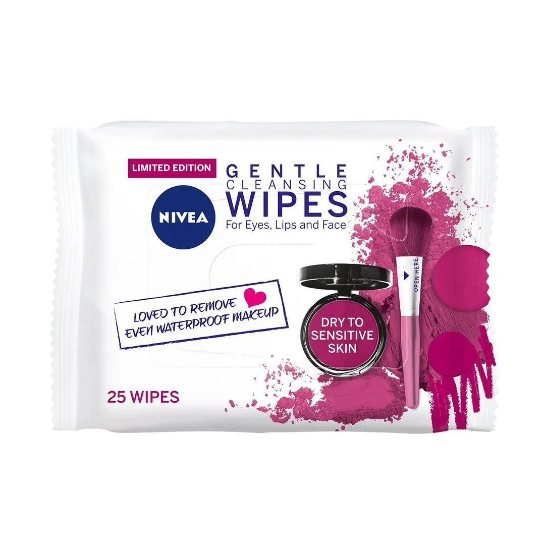 Nivea 3 in 1 Gentle Cleansing Wipes 25 pcs