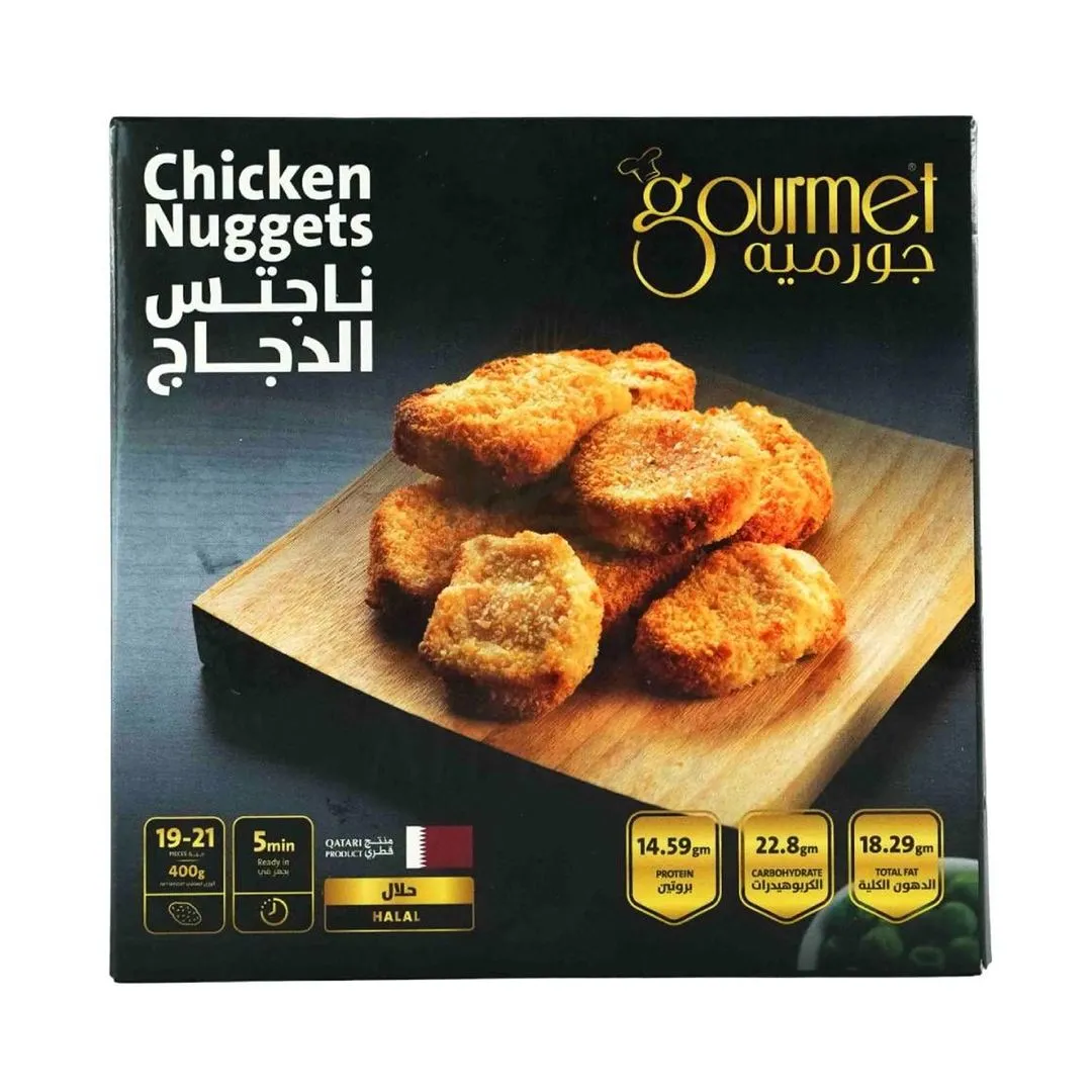Gourmet Chicken Nuggets Breaded, 400g