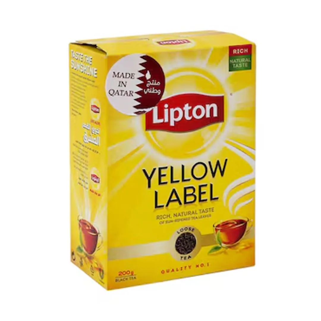 Lipton Yellow Label Tea Packet Qatar Ekt 200Gm