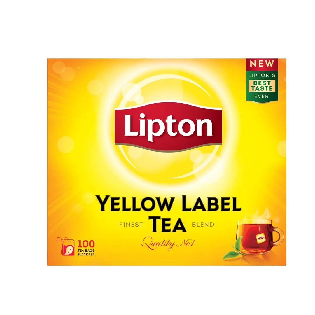 Lipton Yellow Label Tea Bags, 2g, 100 Bags