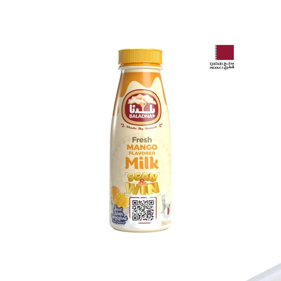 Baladna Fresh Mango Flavored Milk, 360ml