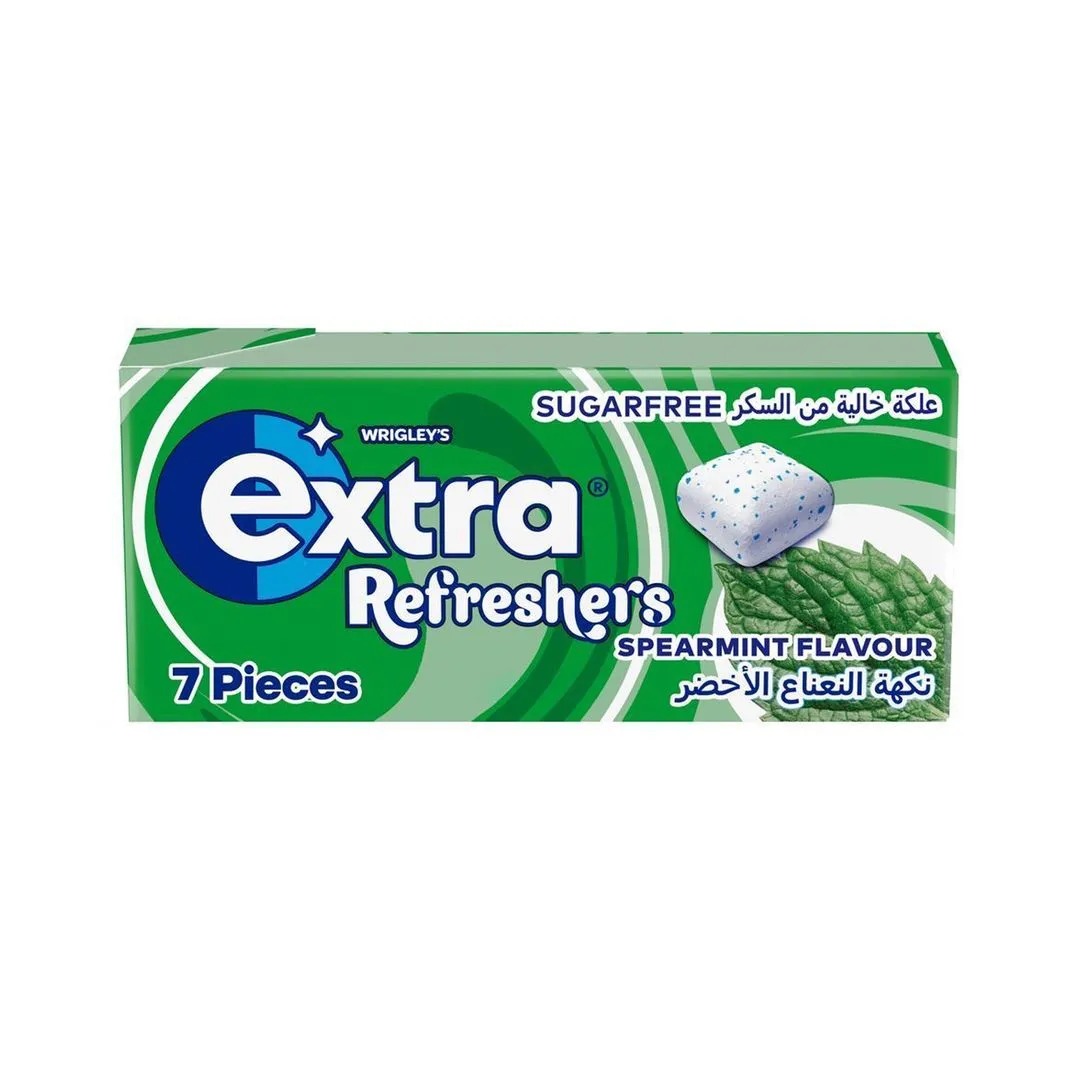 Wrigley's Extra Handy Pack Refresher Spearmint Cubies, 15g