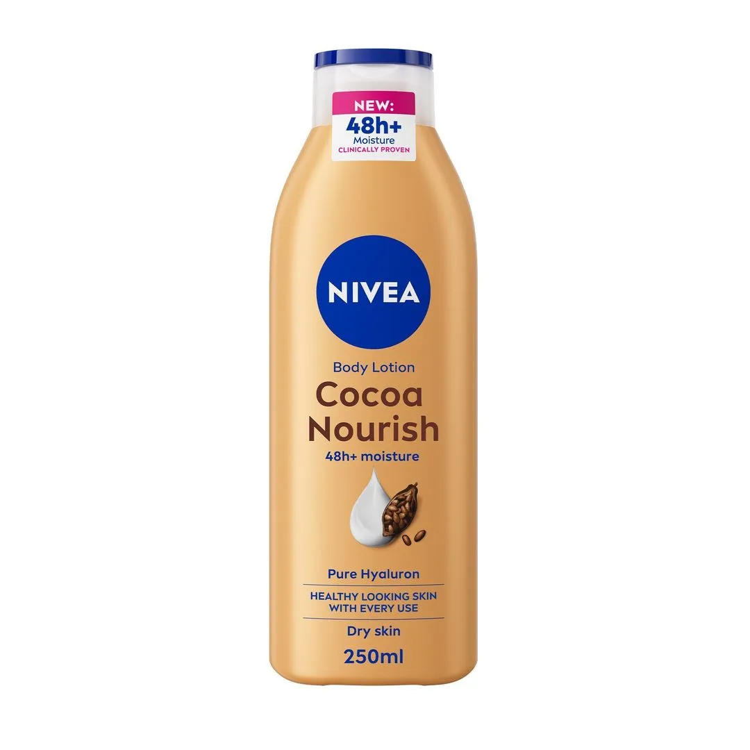 Nivea Dry Skin Cocoa Butter & Vitamin E Body Lotion, 250ml