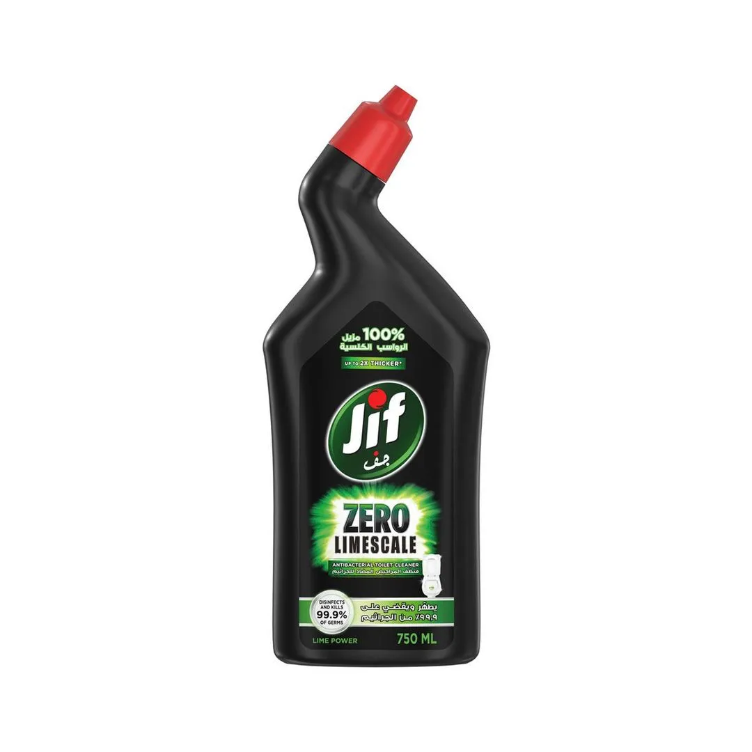 Jif Power Fresh Zero Limescale Extracted by Lime & Pine Toilet Cleaner, 750ml