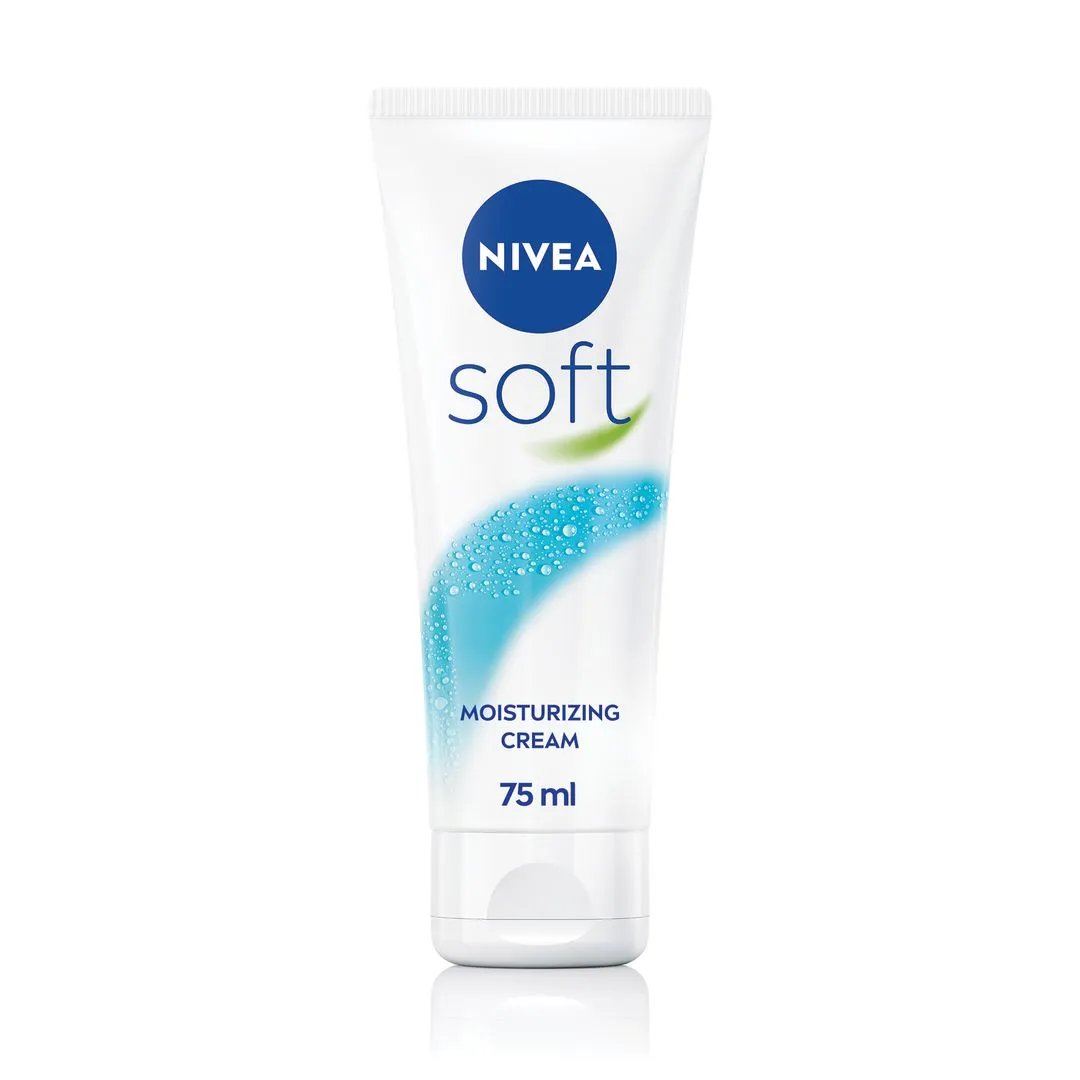 Nivea Moisturising Cream Refreshing Soft Tube, 75ml