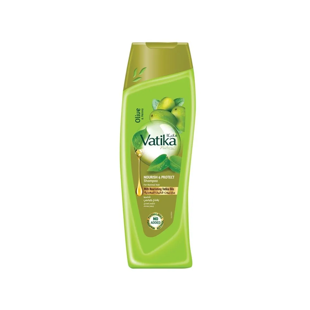 Vatika Naturals Olive & Henna Nourish & Protect Shampoo, 200ml