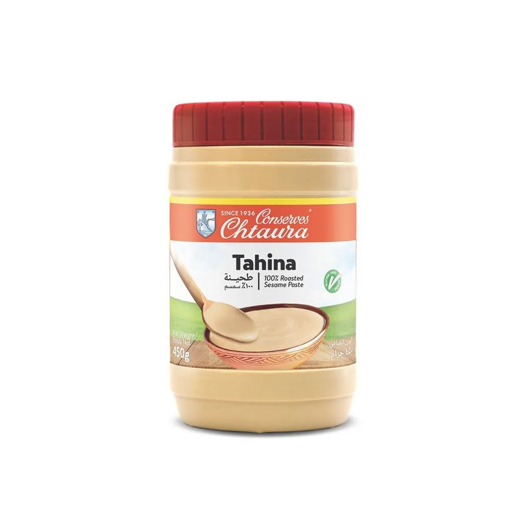 Chtaura Conserves Tahina 100% Roasted Sesame Paste, 450 g