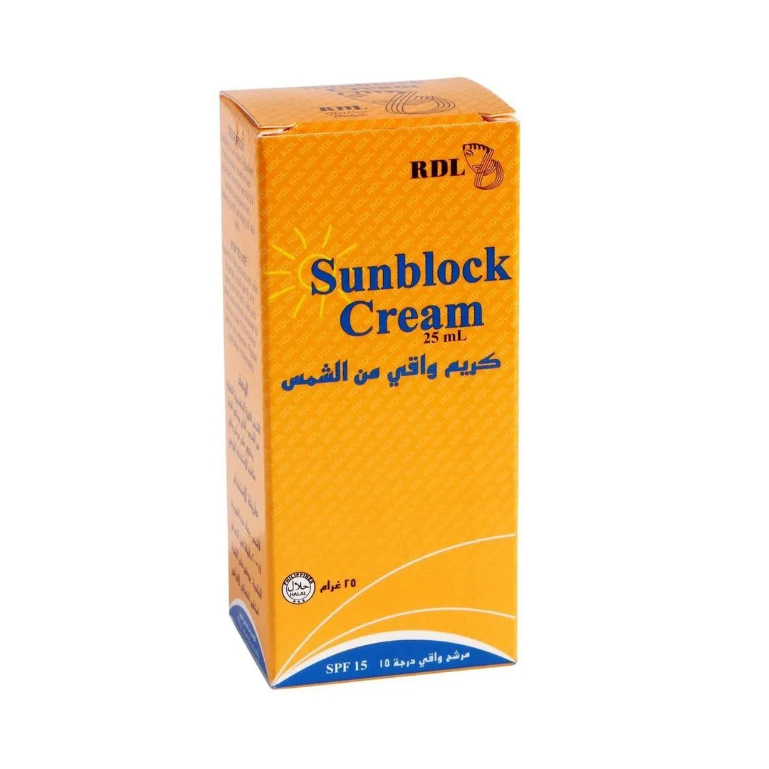 RDL Sunblock Cream SPF15, 25ml