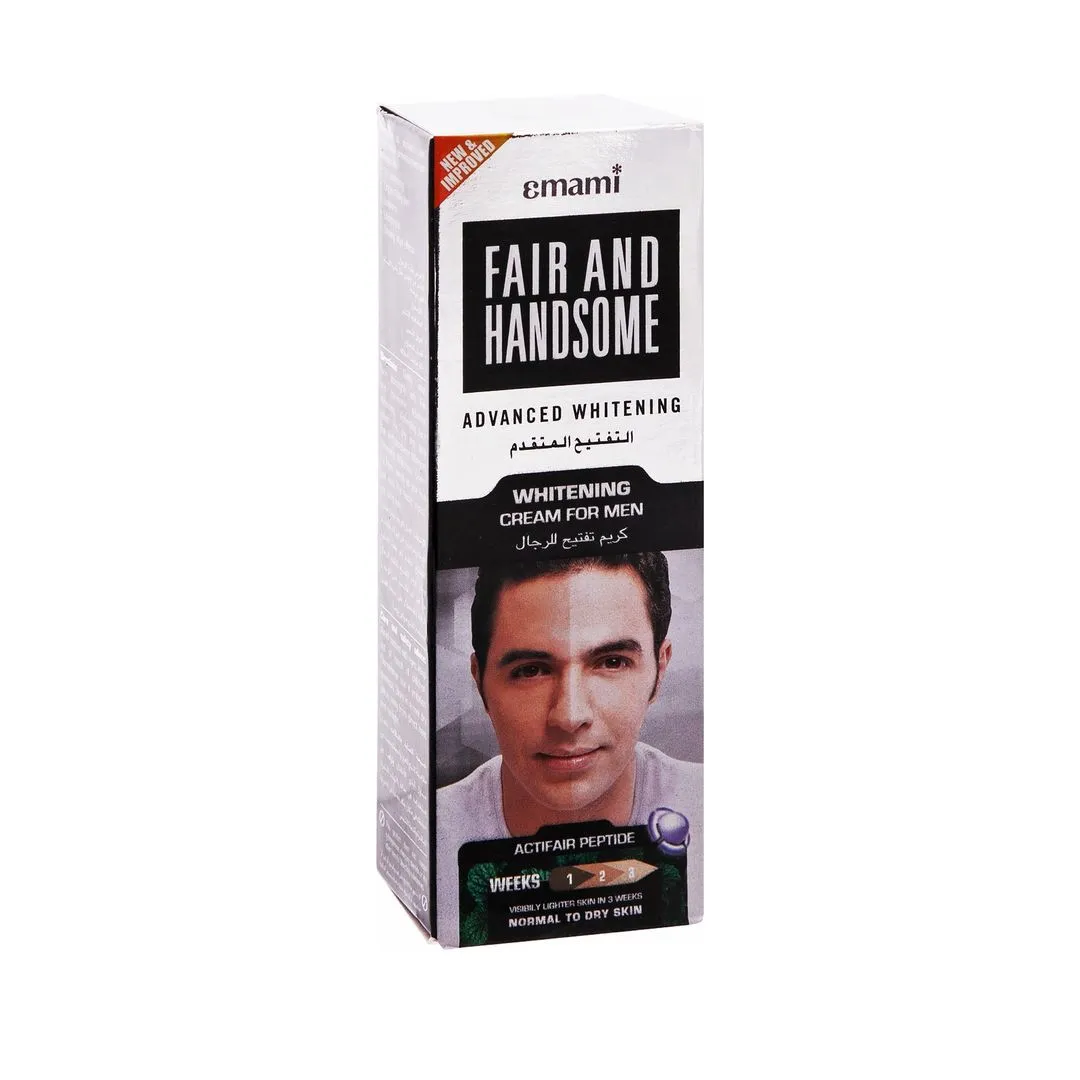 Fair & Handsome Advanced Whitening Men's Cream for Normal to Dry Skin, 25g