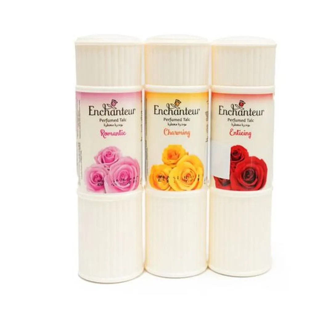 Enchanteur Perfumed Talc Powder, 3x120g