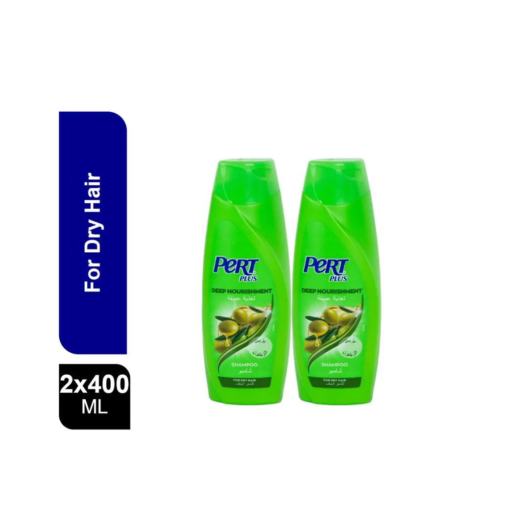 Pert Plus Shampoo with Olive Oil 2x400ml
