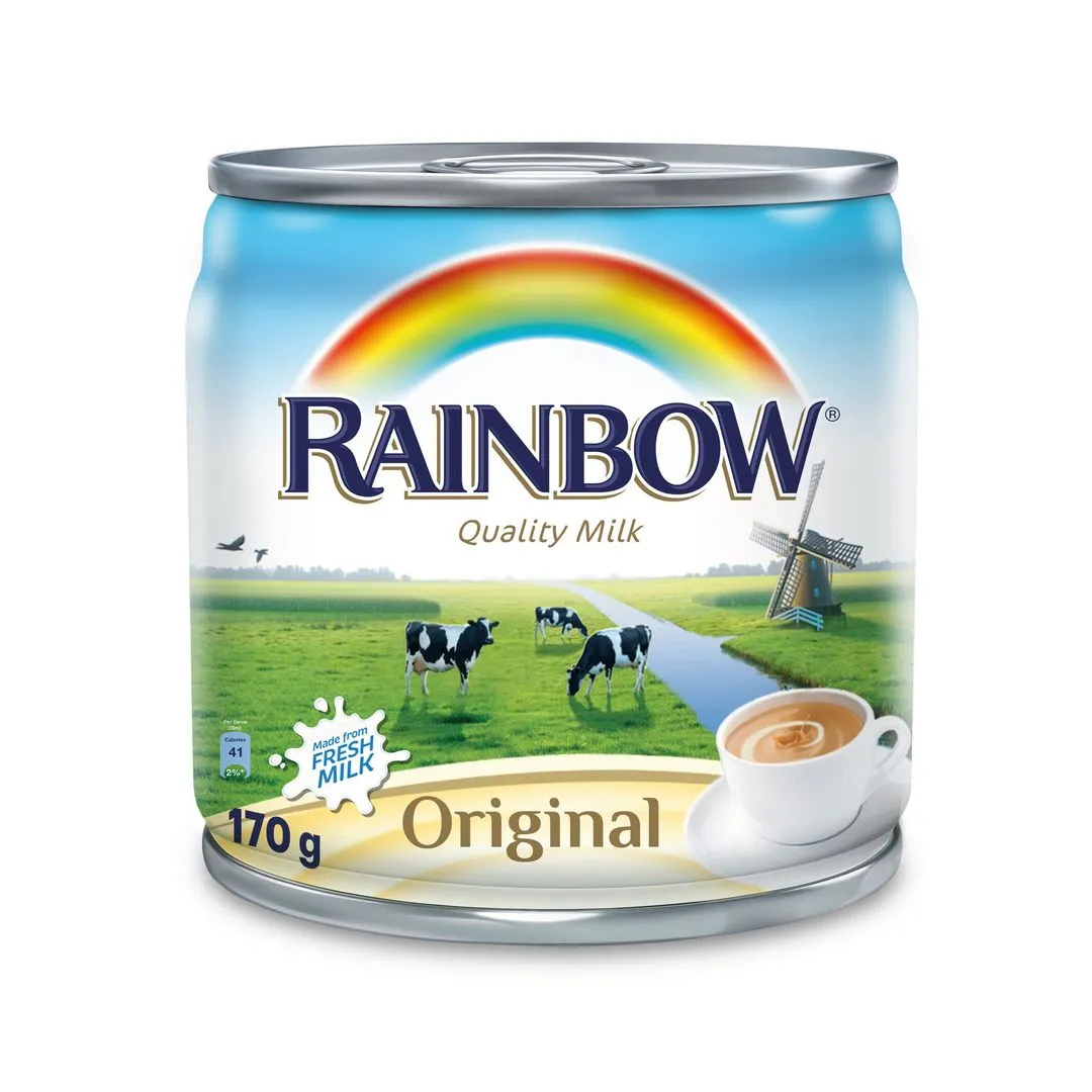 Rainbow Original Evaporated Milk, 170g