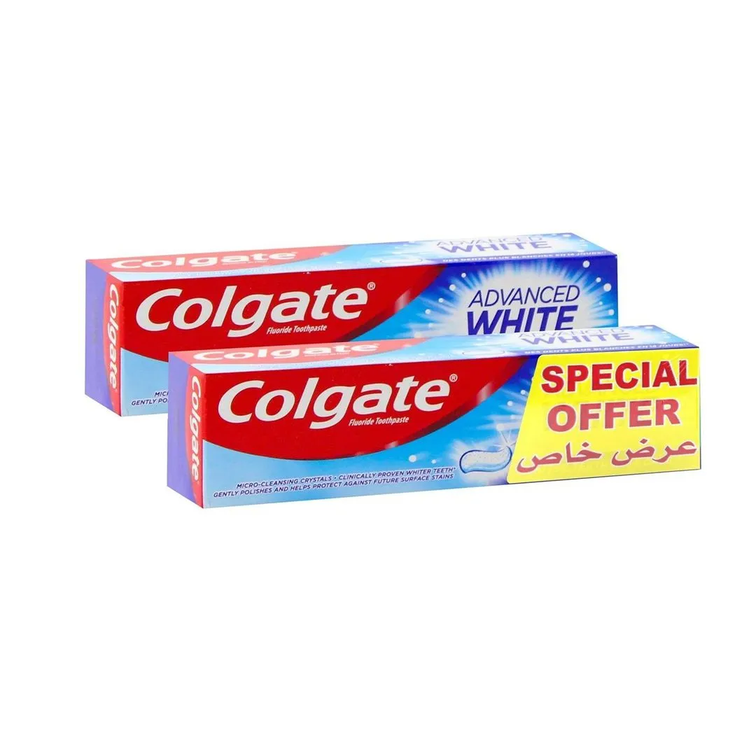 Colgate Toothpaste Total Advance White, 100ml X 2pcs
