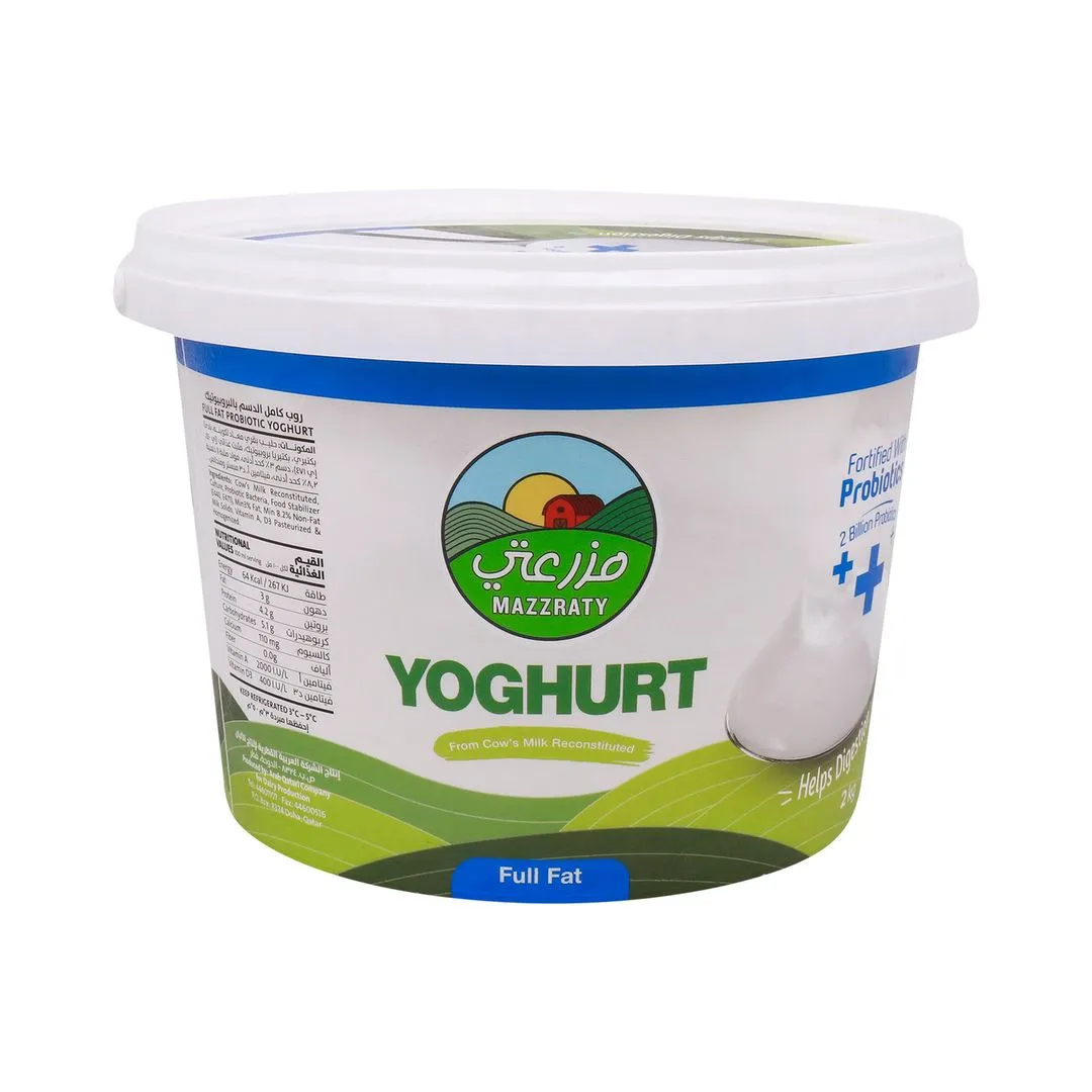 Mazzraty Full Fat Probiotic Yoghurt, 2kg