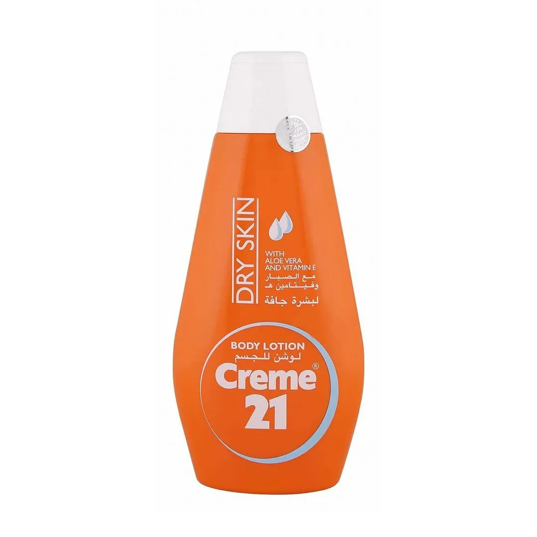 Creme 21 Body Lotion with Aloe Vera & Vitamin E for Dry Skin, 250ml