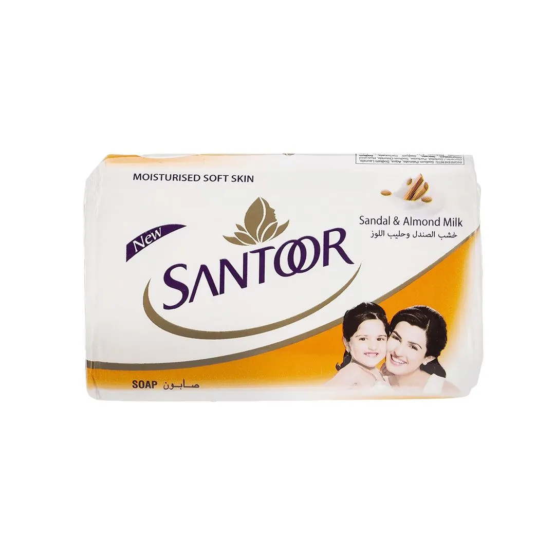 Santoor Soap Sandal & Almond Milk 125 g