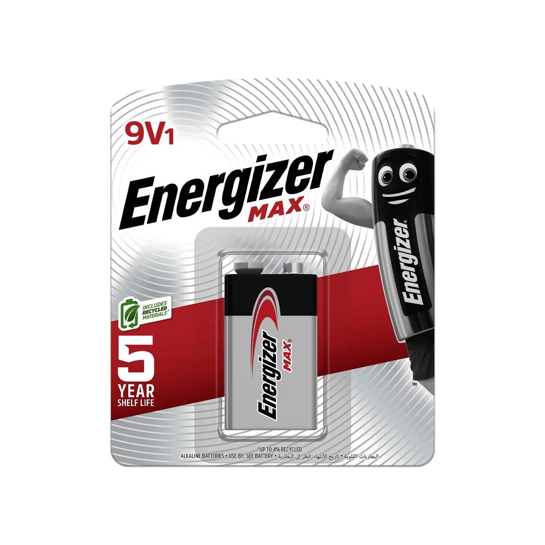 Energizer Max 9V1 Alkaline Batteries, 1 Piece