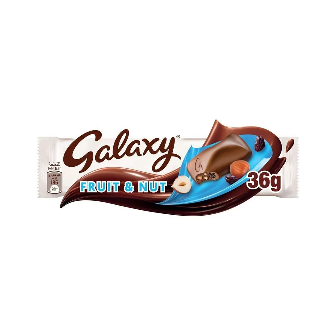 Galaxy Fruit & Nut Chocolate Bar, 36g