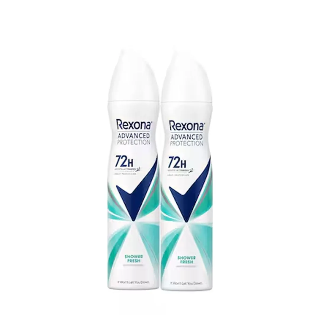 Rexona Woman Shower Fresh Deodorant Spray, 2x150ml