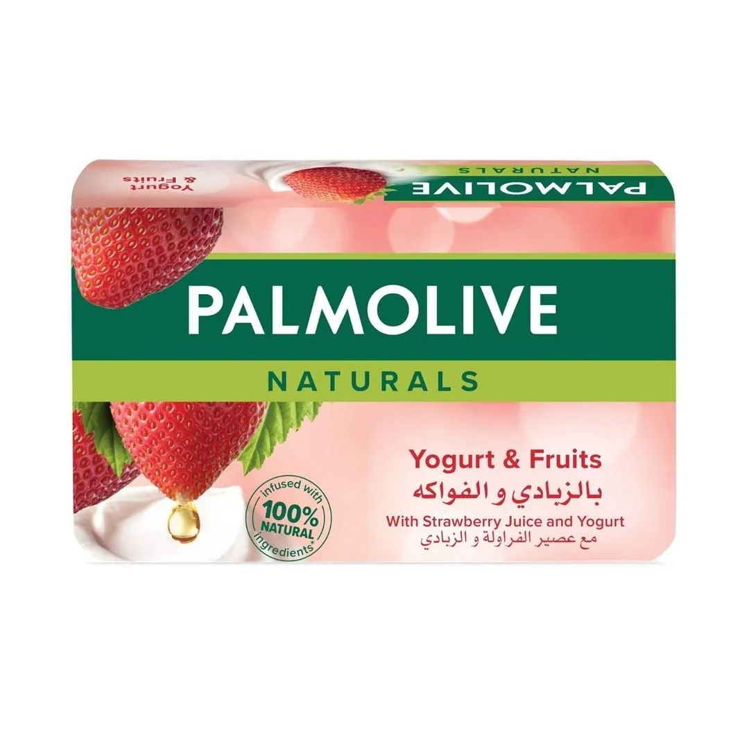 Palmolive Soap Bar Radiant Softness with Strawberry & Yogurt, 170g