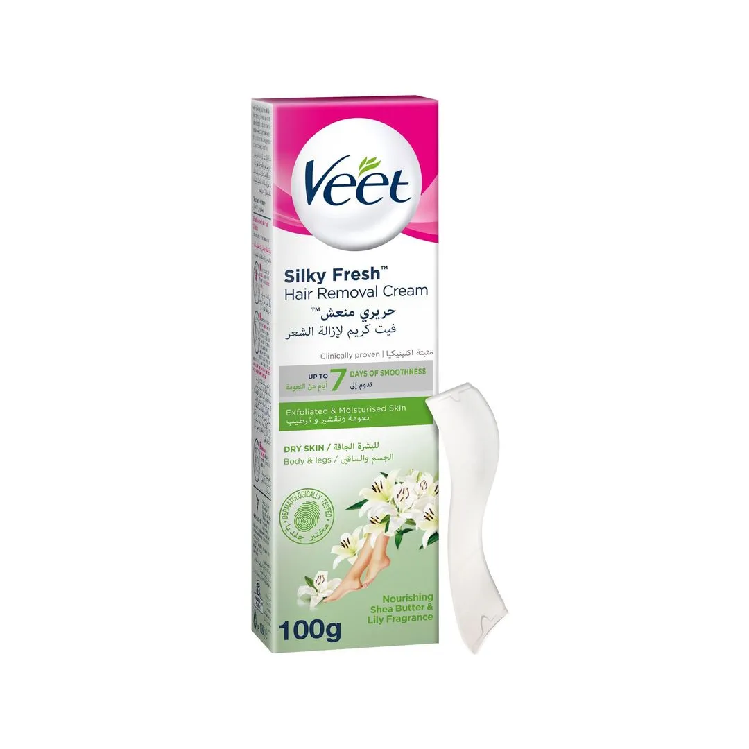 Veet Hair Removal Cream for Dry Skin Legs & Body, 100g