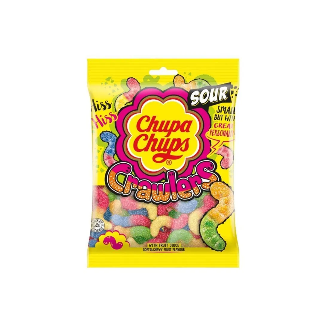 Chupa Chups Crawlers Sour Jelly, 90g