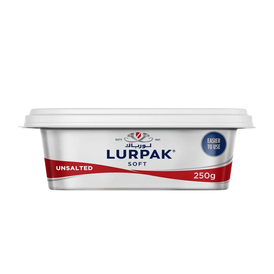 Lurpak Spreadable Unsalted Butter, 250g
