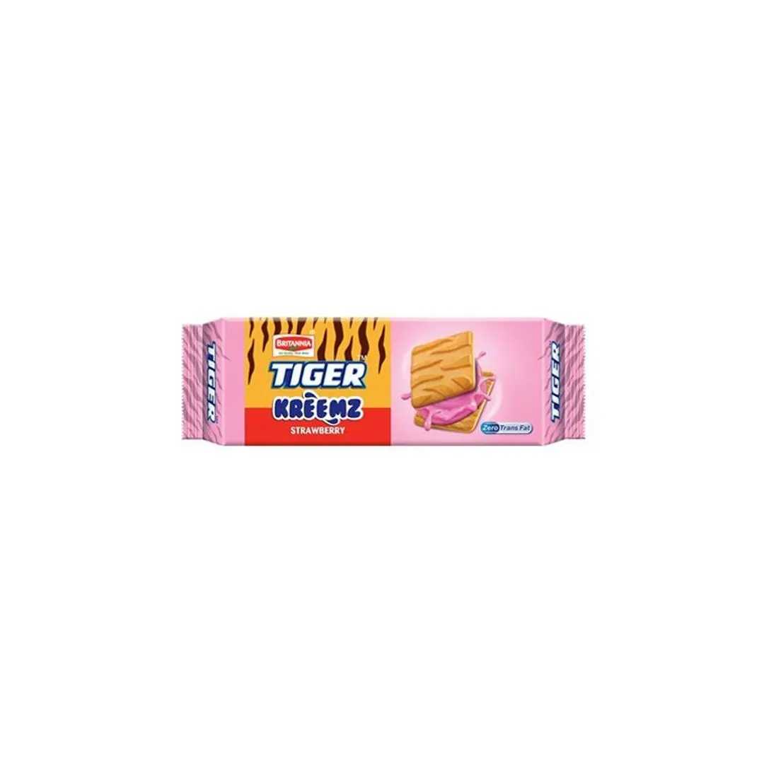 Britannia Tiger Kreemz Strawberry Double 90 g