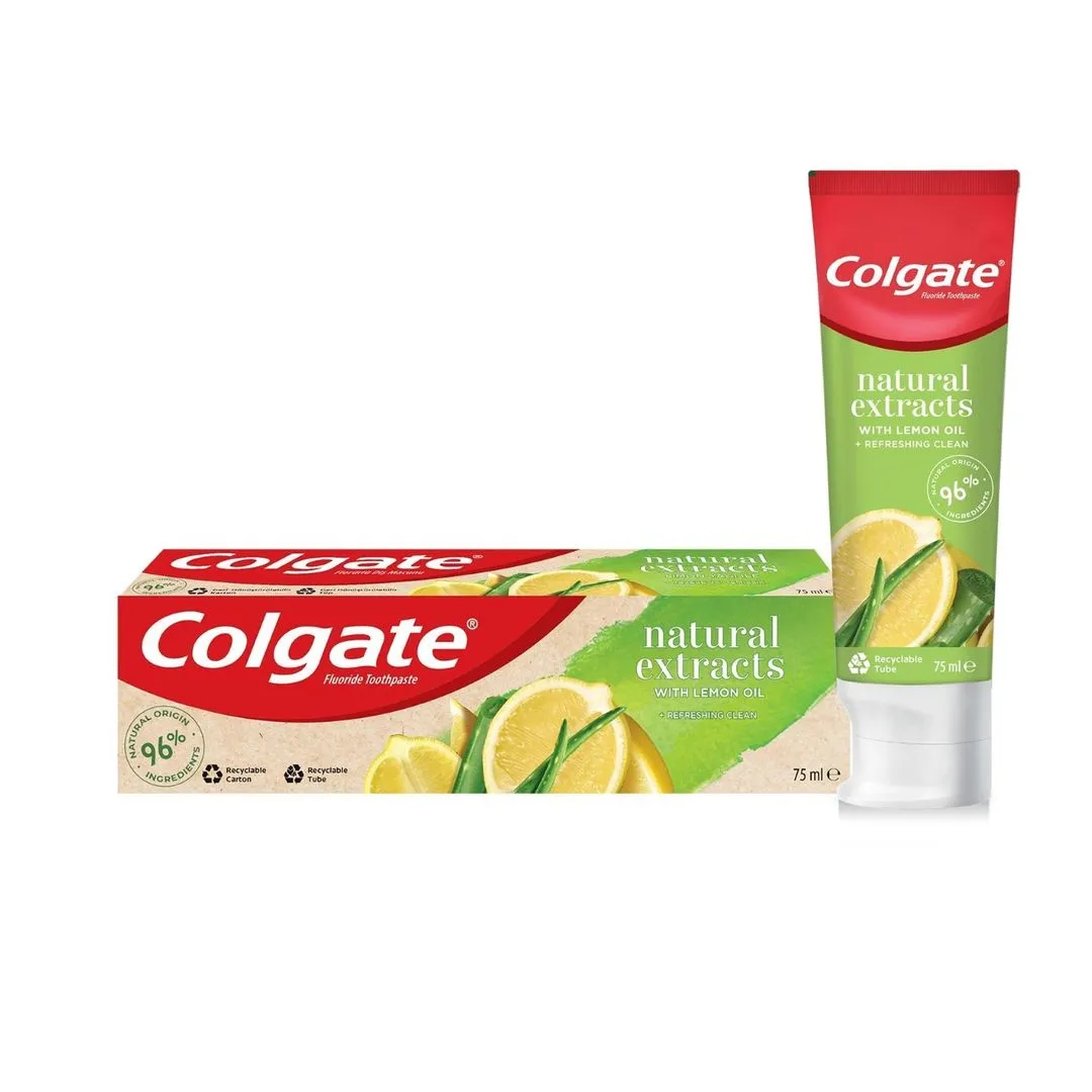 Colgate Natural Extracts Lemon Oil Fresh Breath Toothpaste, 75ml